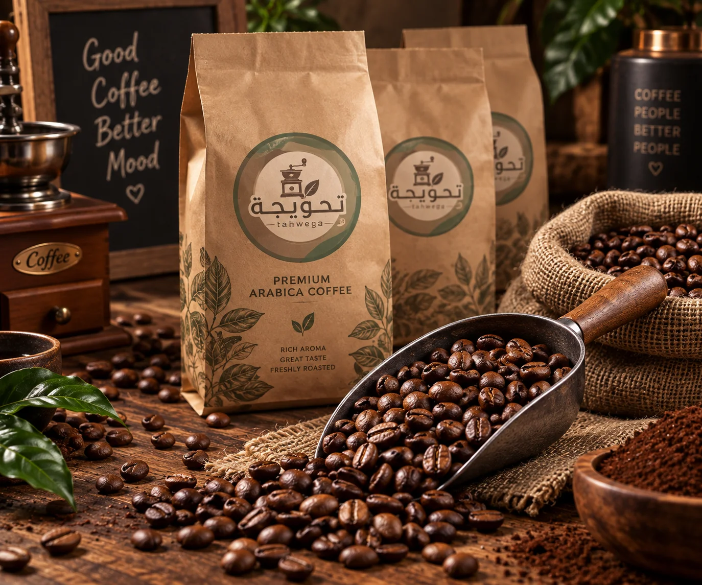Tahwega Cafe website